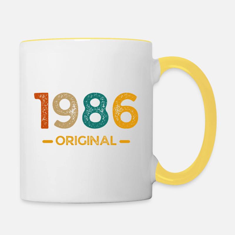 1982 Original - Contrasting Mug - white/yellow