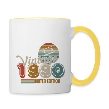 1990 - Contrasting Mug - white/yellow - Right
