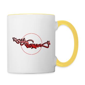 Only vinylos2 - Contrasting Mug - white/yellow - Right