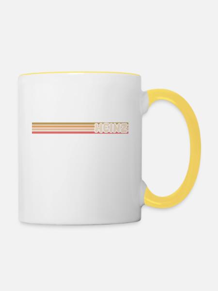 Style Heinz - Tasse zweifarbig - Weiß/Gelb