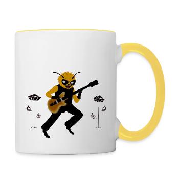 Buzz Hendrix - Contrasting Mug - white/yellow - Right