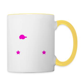 Baseball Babe - Contrasting Mug - white/yellow - Right