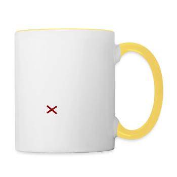 Avez vous bu t-shirt humour apéro - Mug contrasté - blanc/jaune - Droite