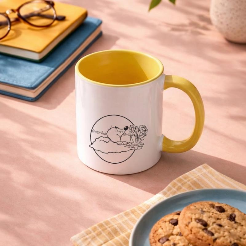 Mole Earth Mole Grêle Fleur Odeur Parfum Sp Mug contrasté