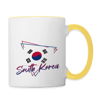 South Korea - Contrasting Mug - white/yellow - Right