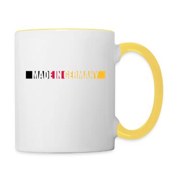 Made in Germany - Contrasting Mug - white/yellow - Right
