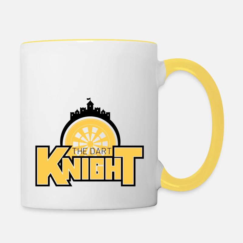 Dart Knight Castle - Contrasting Mug - white/yellow