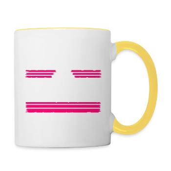 quote funny craftsmen design tools best forestry - Contrasting Mug - white/yellow - Right