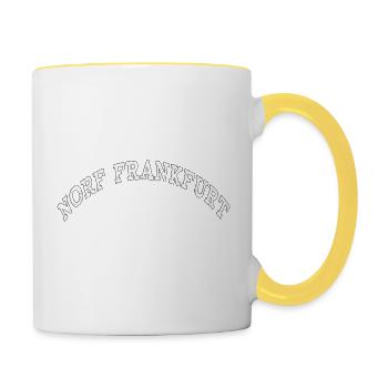 NORF FRANKFURT STATE OF MIND - Tasse zweifarbig - Weiß/Gelb - Rechts