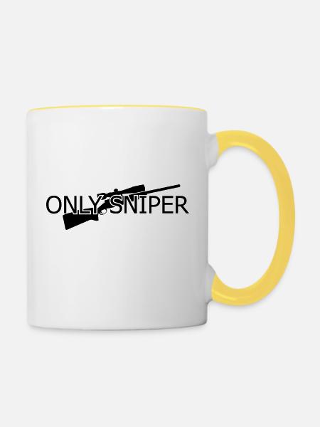 Game Gaming PC - Tasse zweifarbig - Weiß/Gelb