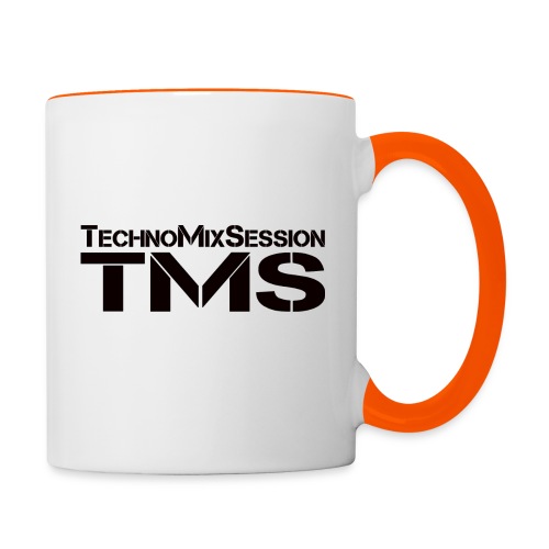 TMS-TechnoMixSession (Black) - Tasse zweifarbig