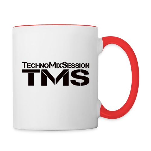 TMS-TechnoMixSession (Black) - Tasse zweifarbig