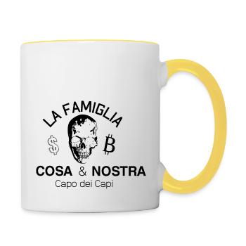 IMG 0413 - Tasse zweifarbig - Weiß/Gelb - Rechts