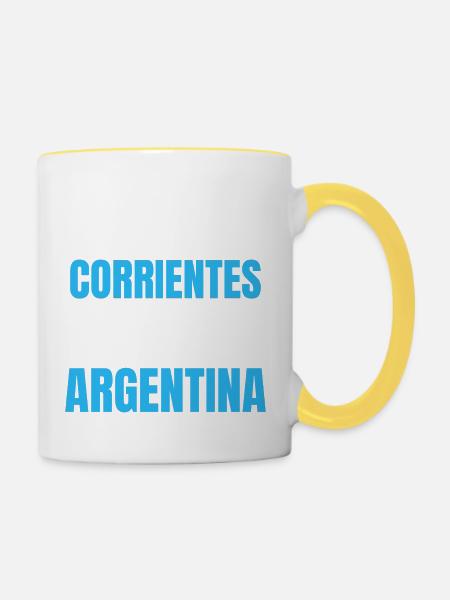 Corrientes - Tasse zweifarbig - Weiß/Gelb