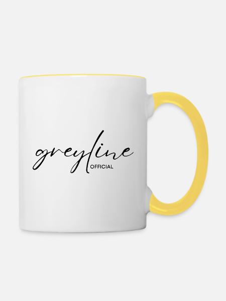 Greyline Official - Tasse zweifarbig - Weiß/Gelb