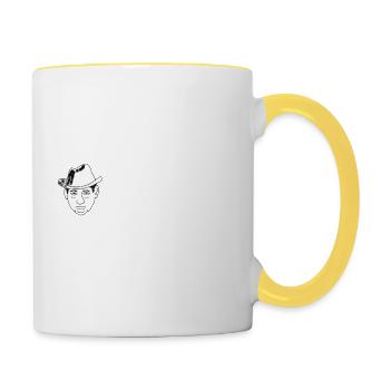 Mild irritation - Contrasting Mug - white/yellow - Right