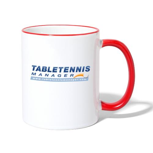 Table Tennis Manager Artikel - Tasse zweifarbig