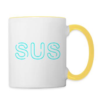 Sus - Youth Word - Contrasting Mug - white/yellow - Right