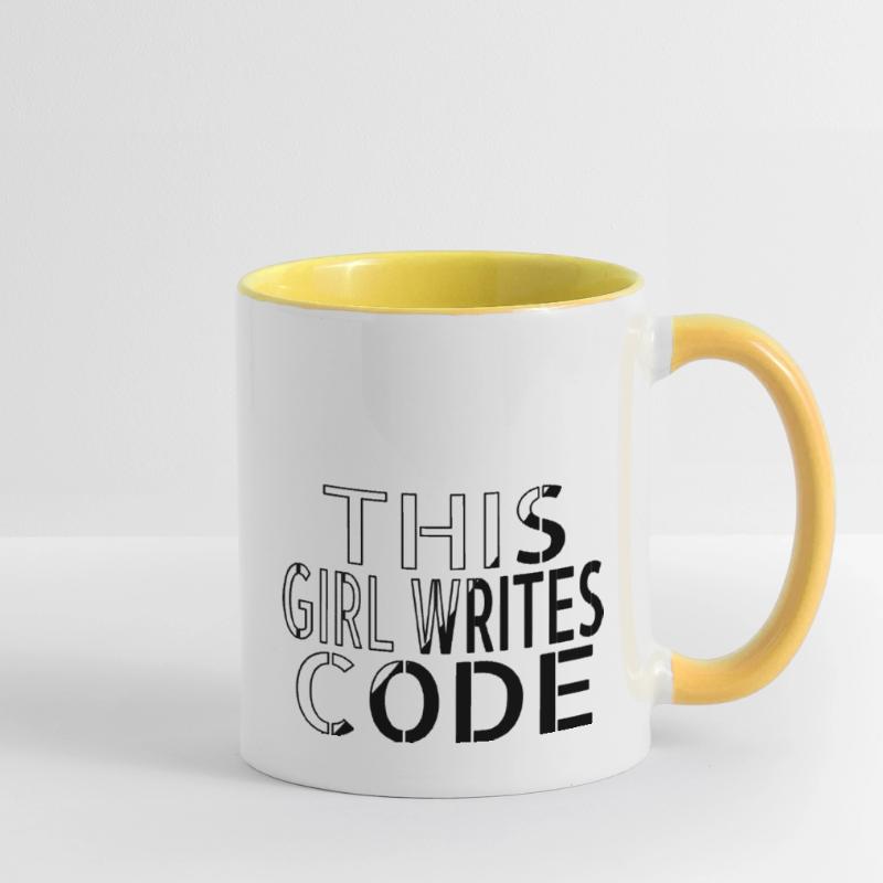 humor coding information technology statement Tasse zweifarbig