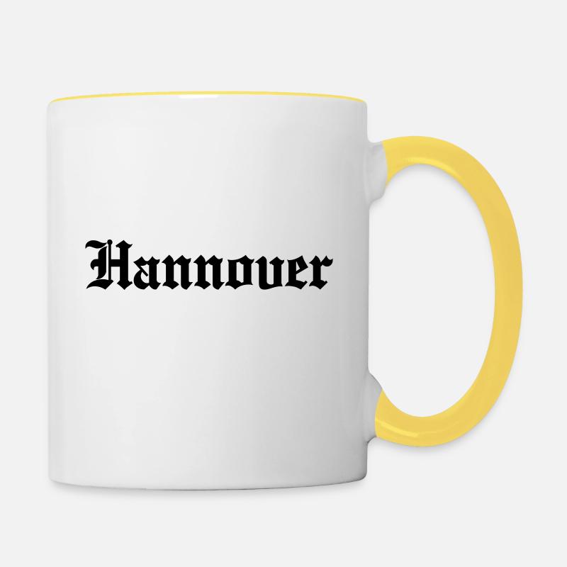 Hanover - Contrasting Mug - white/yellow