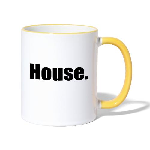 House. - Tasse zweifarbig