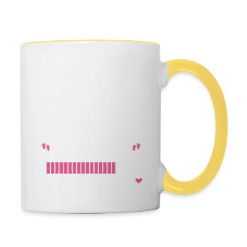 Future Maman 2023 Annonce Grossesse Enceinte - Mug contrasté - blanc/jaune - Droite