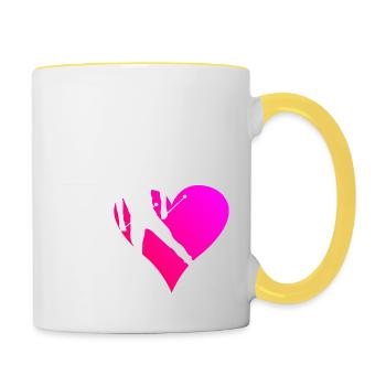 Men's Cross Country Skating Women Cross-Country Classic - Contrasting Mug - white/yellow - Right