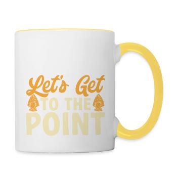 Arrowhead Hunting Arrowhead Collector - Contrasting Mug - white/yellow - Right