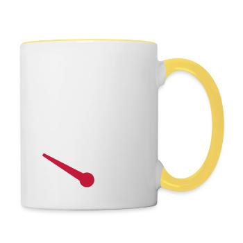 Patience - Contrasting Mug - white/yellow - Right