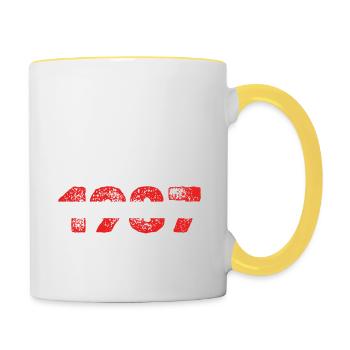 Austria 1987 - Contrasting Mug - white/yellow - Right