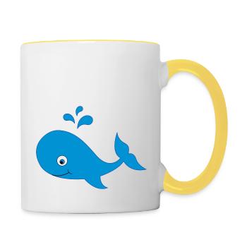 wale - Contrasting Mug - white/yellow - Right