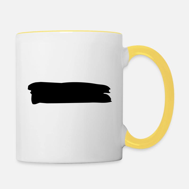 paint - Contrasting Mug - white/yellow