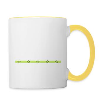 carpenter plumber wood cool funny carpenter - Contrasting Mug - white/yellow - Right