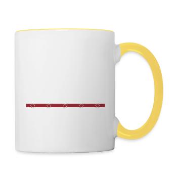 Carpenter Hoodies and Sweatshirts Woodcutter Mason - Contrasting Mug - white/yellow - Right
