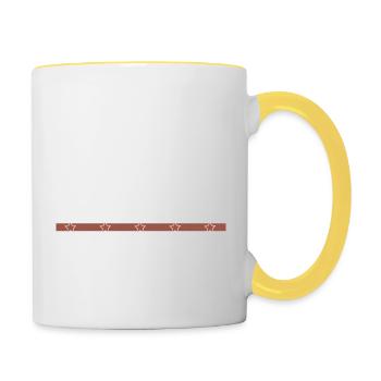 Carpenter Quotes Tshirts Carpenter Joke Hobbyists - Contrasting Mug - white/yellow - Right