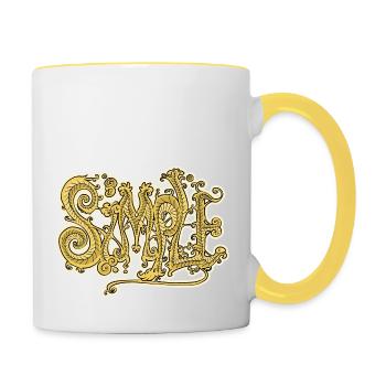 Graff Einfach - Tasse zweifarbig - Weiß/Gelb - Rechts