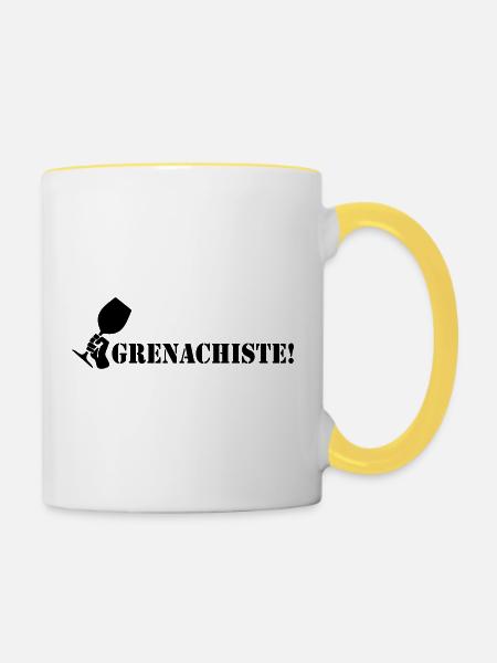 Grenachiste - Tasse zweifarbig - Weiß/Gelb