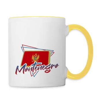 Montenegro - Contrasting Mug - white/yellow - Right