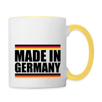 Made in Germany - Contrasting Mug - white/yellow - Right