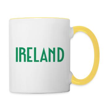 Ireland - Contrasting Mug - white/yellow - Right