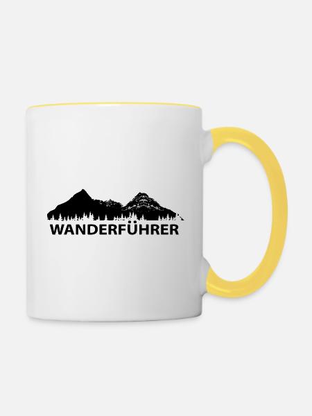 Wanderfuhrer - (8) - Tasse zweifarbig - Weiß/Gelb