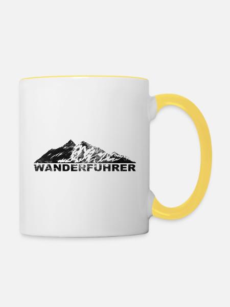 Wanderfuhrer - (9) - Tasse zweifarbig - Weiß/Gelb