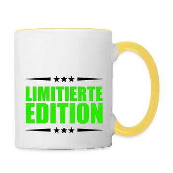 Édition limitée - Mug contrasté - blanc/jaune - Droite
