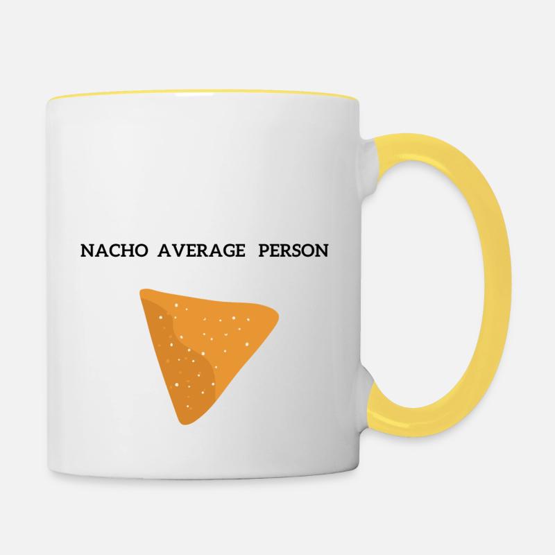 Nachos - Contrasting Mug - white/yellow