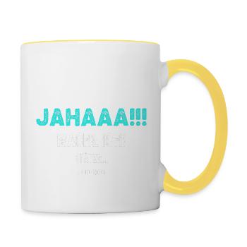 yes!! I'll do it later ... Gift idea funny - Contrasting Mug - white/yellow - Right