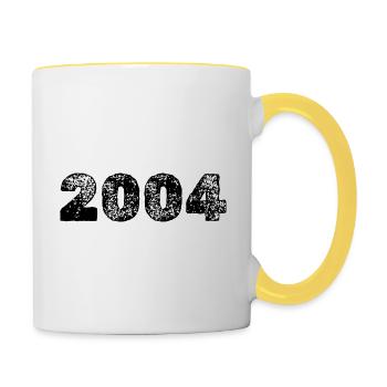 2004 - Contrasting Mug - white/yellow - Right