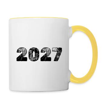 2027 - Contrasting Mug - white/yellow - Right