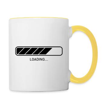 loading - Contrasting Mug - white/yellow - Right