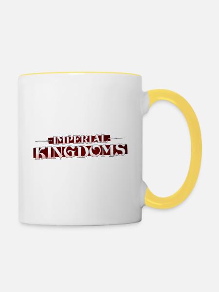 Kaiserliche Königreiche – Rot - Tasse zweifarbig - Weiß/Gelb