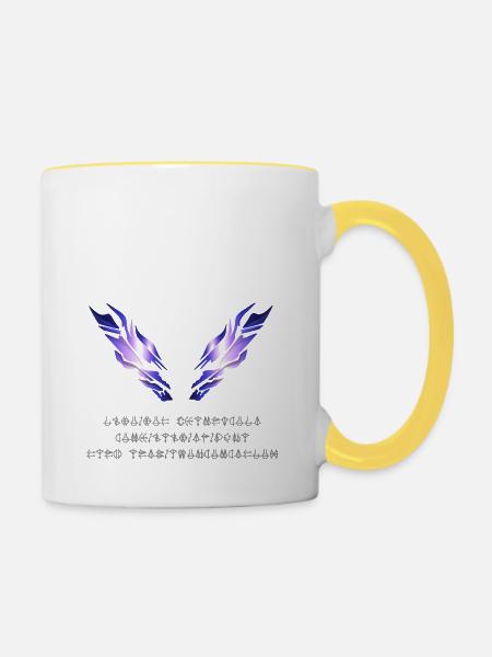 Epic Wings - Tasse zweifarbig - Weiß/Gelb